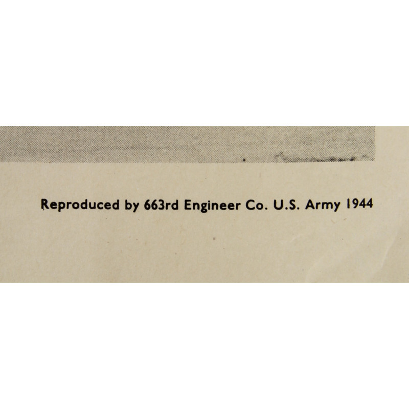 Croquis, pont Bailey, Saint-Sauveur-le-Vicomte, 1944