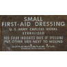 Pansement, Small First-Aid Dressing, US Army, Carlisle Model, Convenience, Inc.