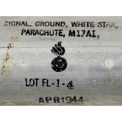 Fusée éclairante M17A1, Parachute White Star Ground Signal, étoile blanche, avril 1944
