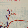 Map, Allied, Cannes, Operation Dragoon, SECRET, 1944, 509th PRCT