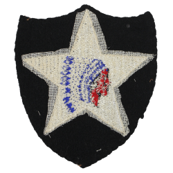 Insignia, 2nd Infantry Division, Early Production, Felt