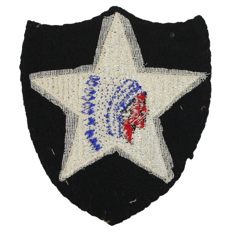 Insigne, 2nd Infantry Division, précoce, feutre