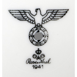 Plate, Dinner, China, Wehrmacht, Rosenthal 1941