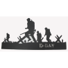 Decoration, Wall, Metal, D-Day, black Decoration, Wall, Metal, D-Day, black