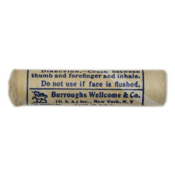 Ampoule d'ammoniaque, BURROUGHS WELLCOME & CO.