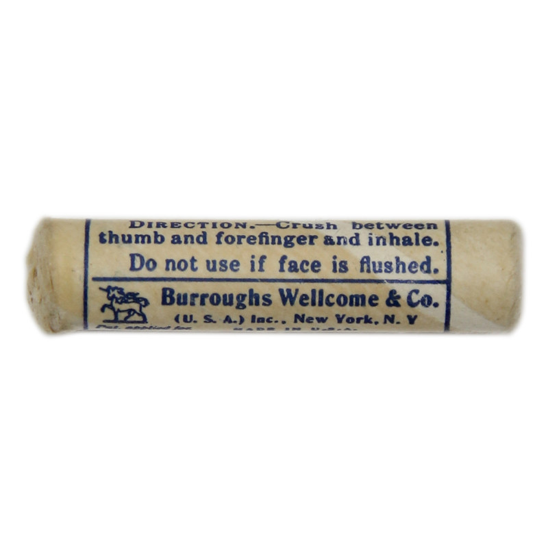 Ampoule, Ammonia Inhalant, BURROUGHS WELLCOME & CO.