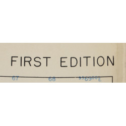 Carte alliée, TOWN PLAN OF FREJUS, France, opération Dragoon, 1944