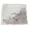 Map, Silk, Escape, C/D, MI9, Sgt. Kenneth Smith, Royal Air Force, MIA, Battle of Britain, 1940 Map, Silk, Escape, C/D, MI9, Sgt. Kenneth Smith, Royal Air Force, MIA, Battle of Britain, 1940