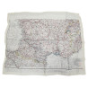 Map, Silk, Escape, C/D, MI9, Sgt. Kenneth Smith, Royal Air Force, MIA, Battle of Britain, 1940 Map, Silk, Escape, C/D, MI9, Sgt. Kenneth Smith, Royal Air Force, MIA, Battle of Britain, 1940