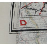 Map, Silk, Escape, C/D, MI9, Sgt. Kenneth Smith, Royal Air Force, MIA, Battle of Britain, 1940 Map, Silk, Escape, C/D, MI9, Sgt. Kenneth Smith, Royal Air Force, MIA, Battle of Britain, 1940