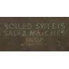 Tin, Boiled Sweets, Salt & Matches, British, 1944, Normandy