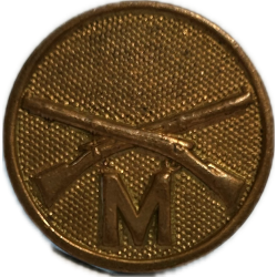Disk, Collar, Infantry, M Company, SB, WWI