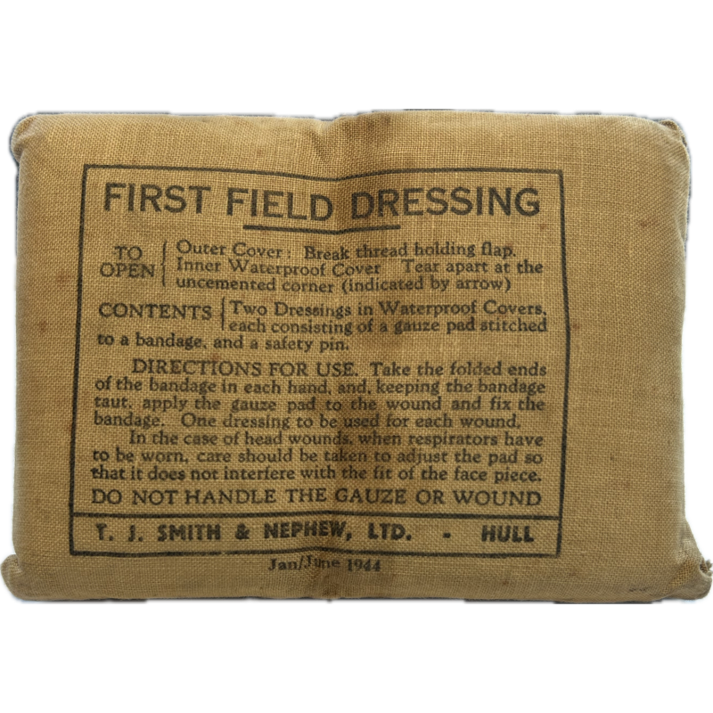 First Field Dressing, British, T.J. SMITH & NEPHEW, LTD. 1944