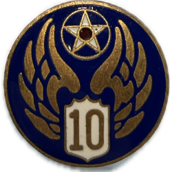 Crest, DUI, 10th Air Force, USAAF, PB