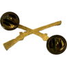 Insignia, Collar, Officer, US Infantry, Clutch Back