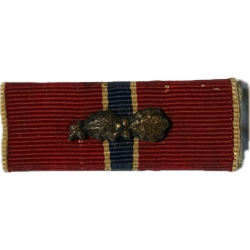 Ribbon, Bronze Star, with two Oak Leaf cluster, PB
