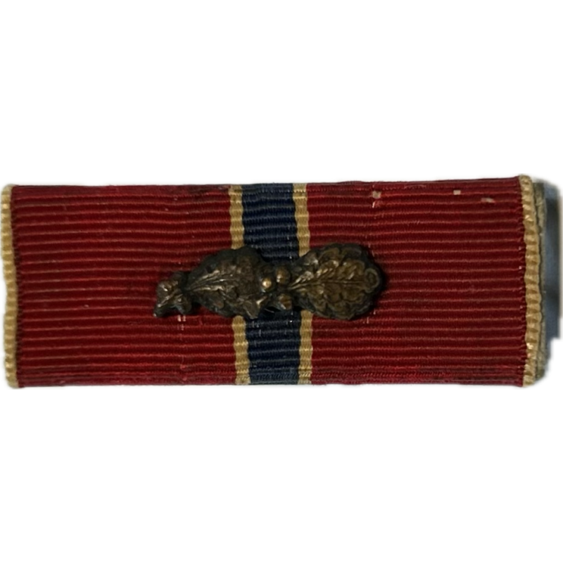 Ribbon, Bronze Star, with two Oak Leaf cluster, PB