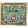 Banknote, 10 Francs, Invasion Money, 1944 Banknote, 10 Francs, Invasion Money, 1944