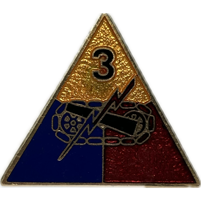 Crest, 3rd Armored Division, à épingle
