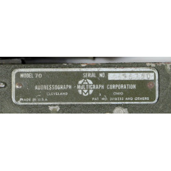 Addressograph Model 70, Medical Department