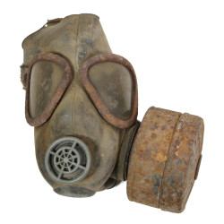 Mask, Gas, Assault, M5, with Tin, Protective Ointment & cover, Normandy