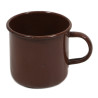 Mug, Enamel, Brown, British, JURY W /I\ D 1945
