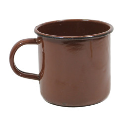 Mug, Enamel, Brown, British, JURY W /I\ D 1945