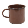Mug, Enamel, Brown, British, JURY W /I\ D 1945
