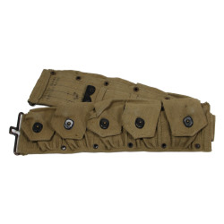 Ceinturon cartouchière M1 Garand, British-Made, M.E. Co. 1944