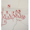 Map, Order of Battle, Normandy 1944