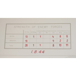 Map, Order of Battle, Normandy 1944