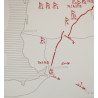 Map, Order of Battle, Normandy 1944
