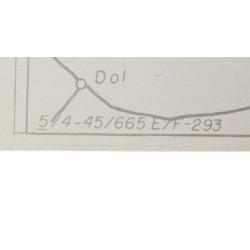Map, Order of Battle, Normandy 1944