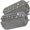 Dog Tags, T/4 John Palmer, Service Co., 28th Inf. Regt., 8th Infantry Division, ETO Dog Tags, T/4 John Palmer, Service Co., 28th Inf. Regt., 8th Infantry Division, ETO