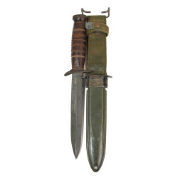 Knife, Trench, USM3, UTICA on Guard, with USM8 Scabbard