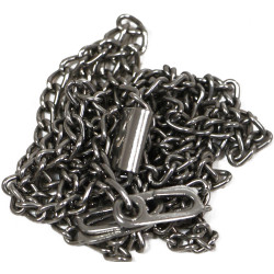 Chaînette pour plaques d'identité, Dog Tags, 1er type, en argent