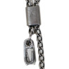 Chaînette pour plaques d'identité, Dog Tags, 1er type, en argent