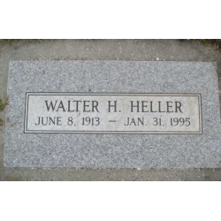 Plaques d'identité, Dog Tags, T/5 Walter Heller, Co. B, 132nd Ordn. Maint. Bn., 10th Armored Division, ETO