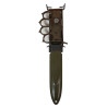 Couteau de tranchée, Knuckle Knife, M1918, L.F.&C., avec fourreau USM8 modifié