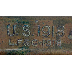 Couteau de tranchée, Knuckle Knife, M1918, L.F.&C., avec fourreau USM8 modifié