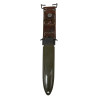 Couteau de tranchée, Knuckle Knife, M1918, L.F.&C., avec fourreau USM8 modifié