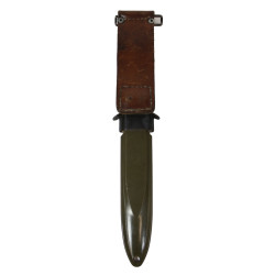 Couteau de tranchée, Knuckle Knife, M1918, L.F.&C., avec fourreau USM8 modifié