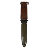 Couteau de tranchée, Knuckle Knife, M1918, L.F.&C., avec fourreau USM8 modifié