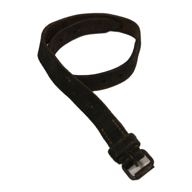 Sangle en cuir allemande, multiusage, 1942