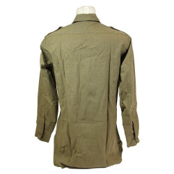 Shirt, Convertible Collar, Officer, Wool, US Army, 15 x 33, 1942