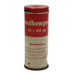 Paraffin Tulle, Burn Treatment, German, in Tin