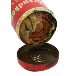Paraffin Tulle, Burn Treatment, German, in Tin