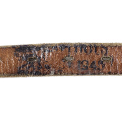 Sangle en cuir allemande, multiusage, 1944
