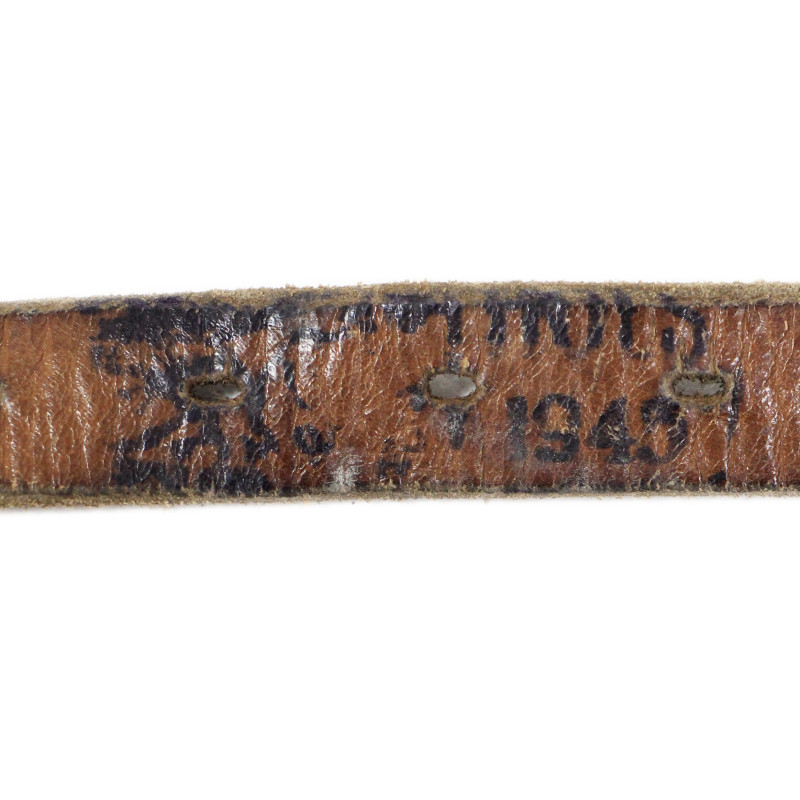 Sangle en cuir allemande, multiusage, 1944