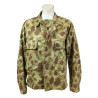 Veste de combat HBT (Herringbone Twill) camouflée, WOODBURY MILLS 1943, US Army, 38R